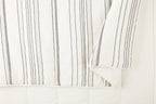 AVERO™ Ticking Stripe Cotton Quilt, Off-White, Full/Queen, All Ages - AVERO™