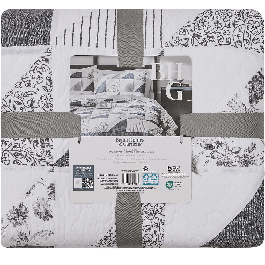 AVERO™ Heirloom Patchwork Quilt, Full/Queen Bedding - AVERO™