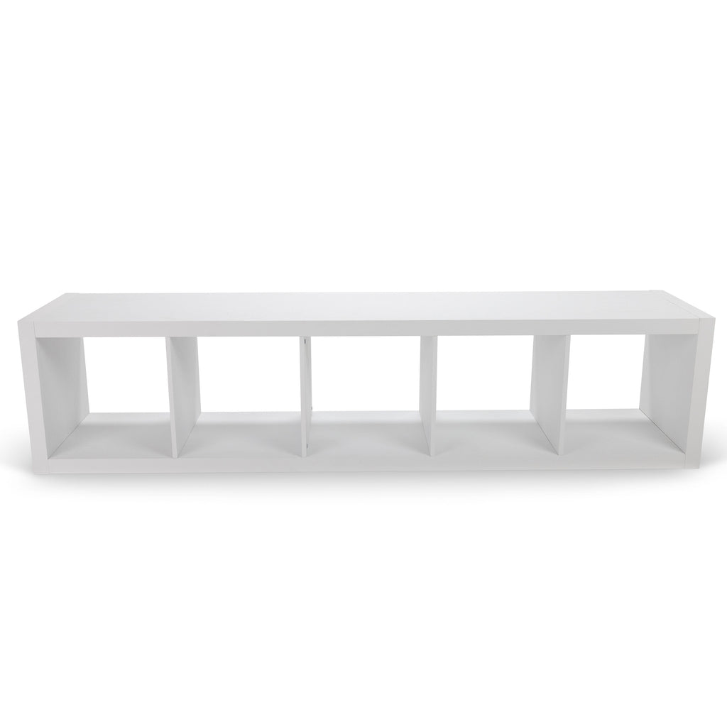 AVERO™ 5 Cube Vertical Storage Organizer, White Texture - AVERO™