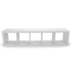 AVERO™ 5 Cube Vertical Storage Organizer, White Texture - AVERO™