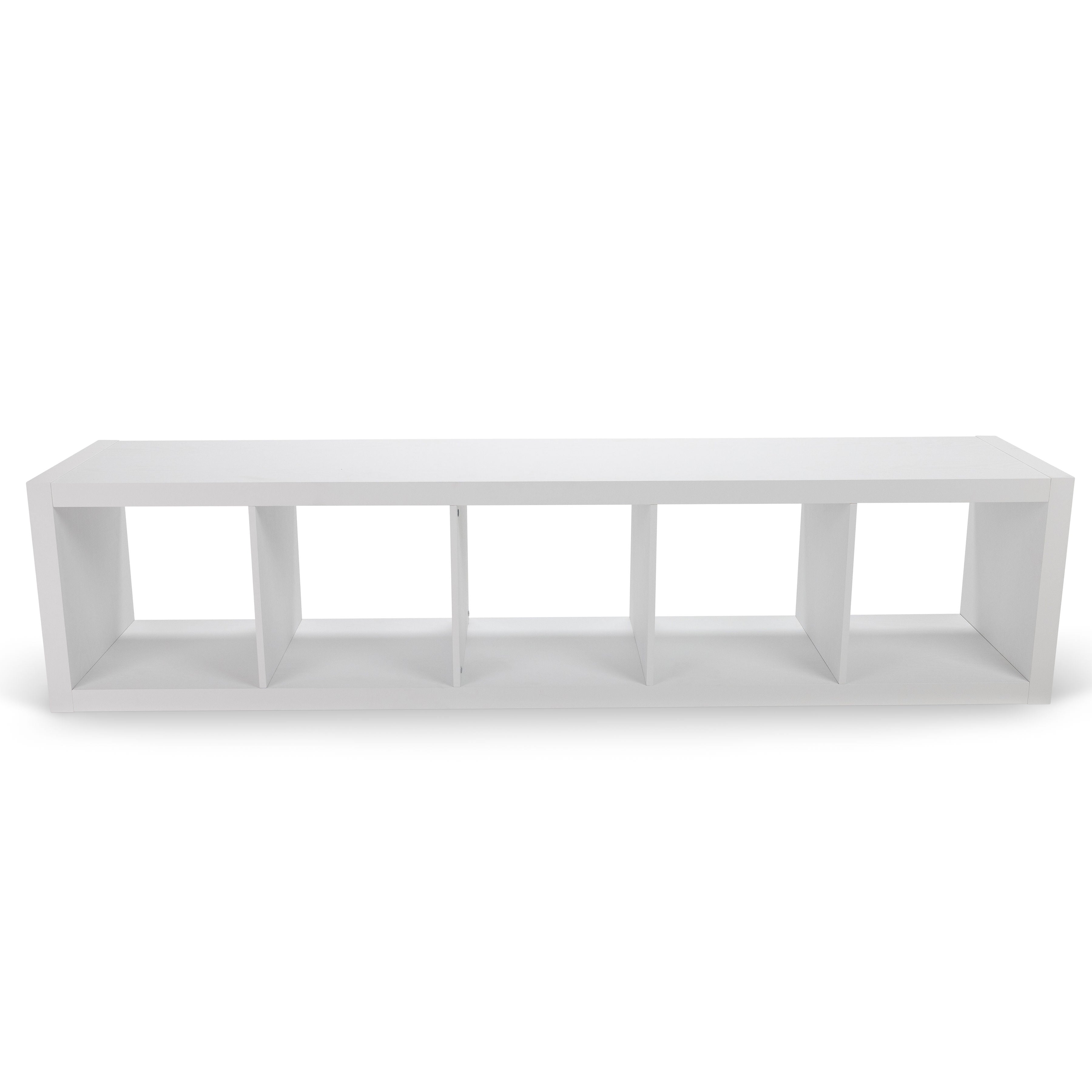 AVERO™ 5 Cube Vertical Storage Organizer, White Texture - AVERO™