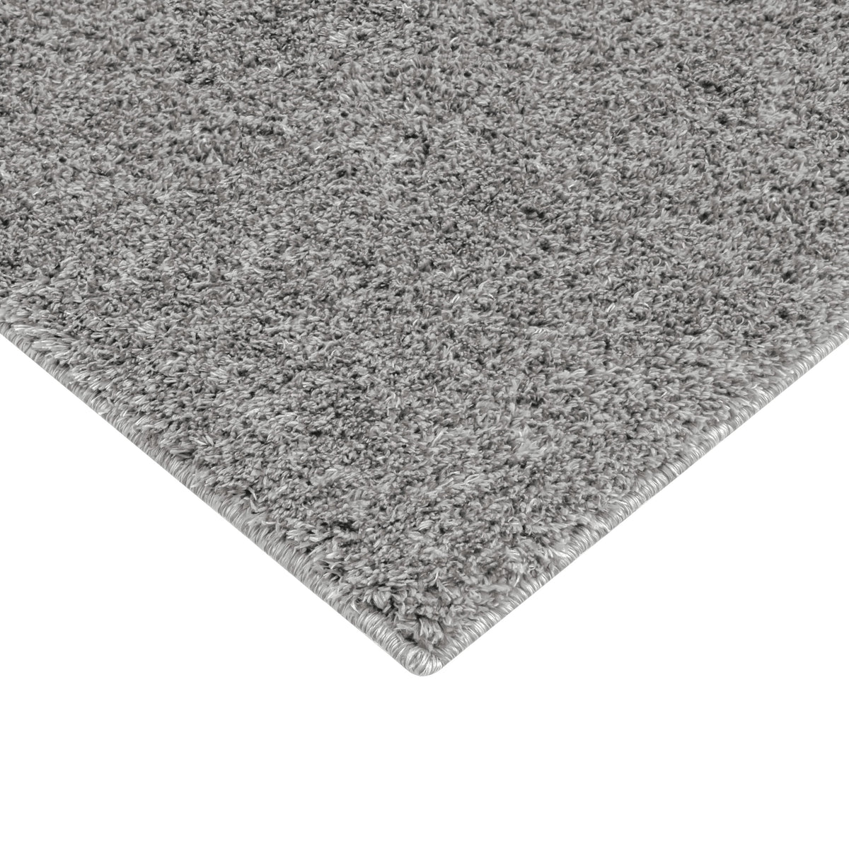 AVERO™ Gray Plush Shag Area Rug, 5' x 7' - AVERO™