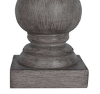 AVERO™ 4 Pack 12.75 in Mini Table Lamp Weathered Wood Finish Polyresin White Shade - AVERO™