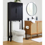 AVERO™ Juliet over-the-Toilet Space Saver Cabinet, 2 Adjustable Shelves, Black - AVERO™