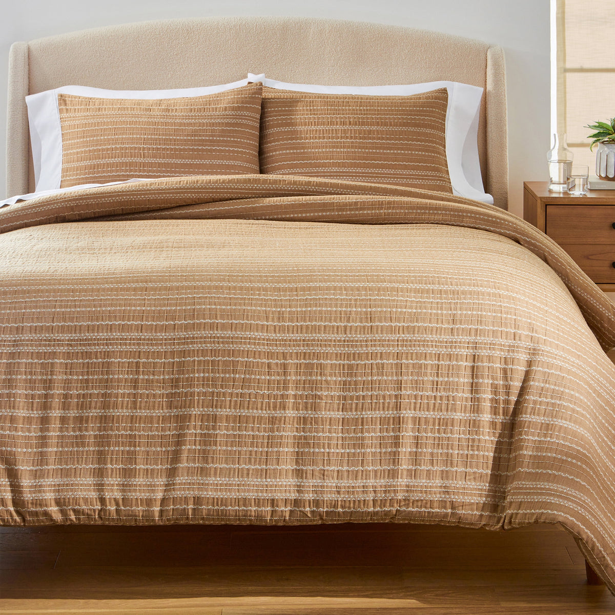 AVERO™ 3-Piece White Paisley Matelasse Comforter Set, Full/Queen - All-Season Bedding