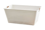 AVERO™ Beverage Tub, Vanilla White Rectangle, 21.96" L x 14.96" W x 10" H - AVERO™