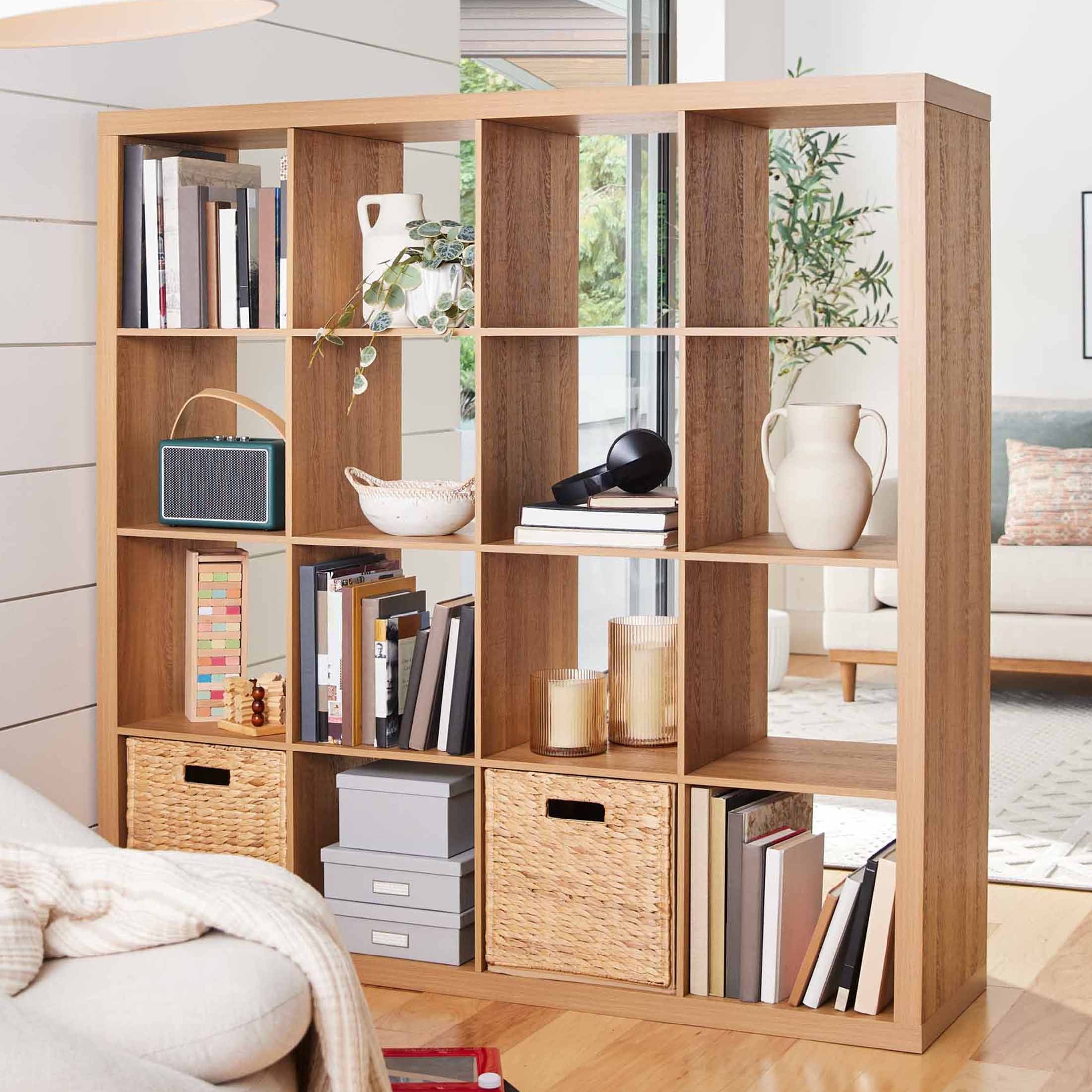AVERO™ 16 Cube Storage Organizer, White Texture