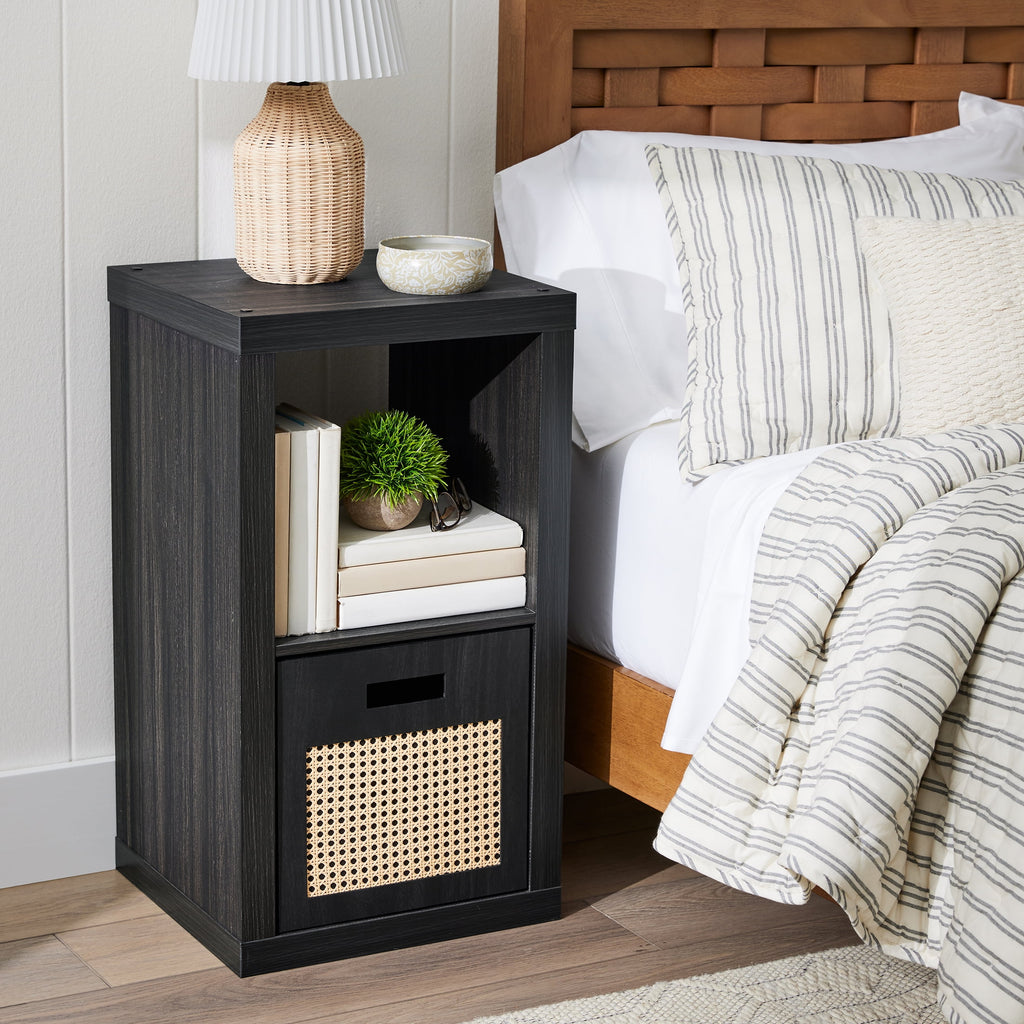 AVERO™ 2 Cube Storage Organizer, Textured White