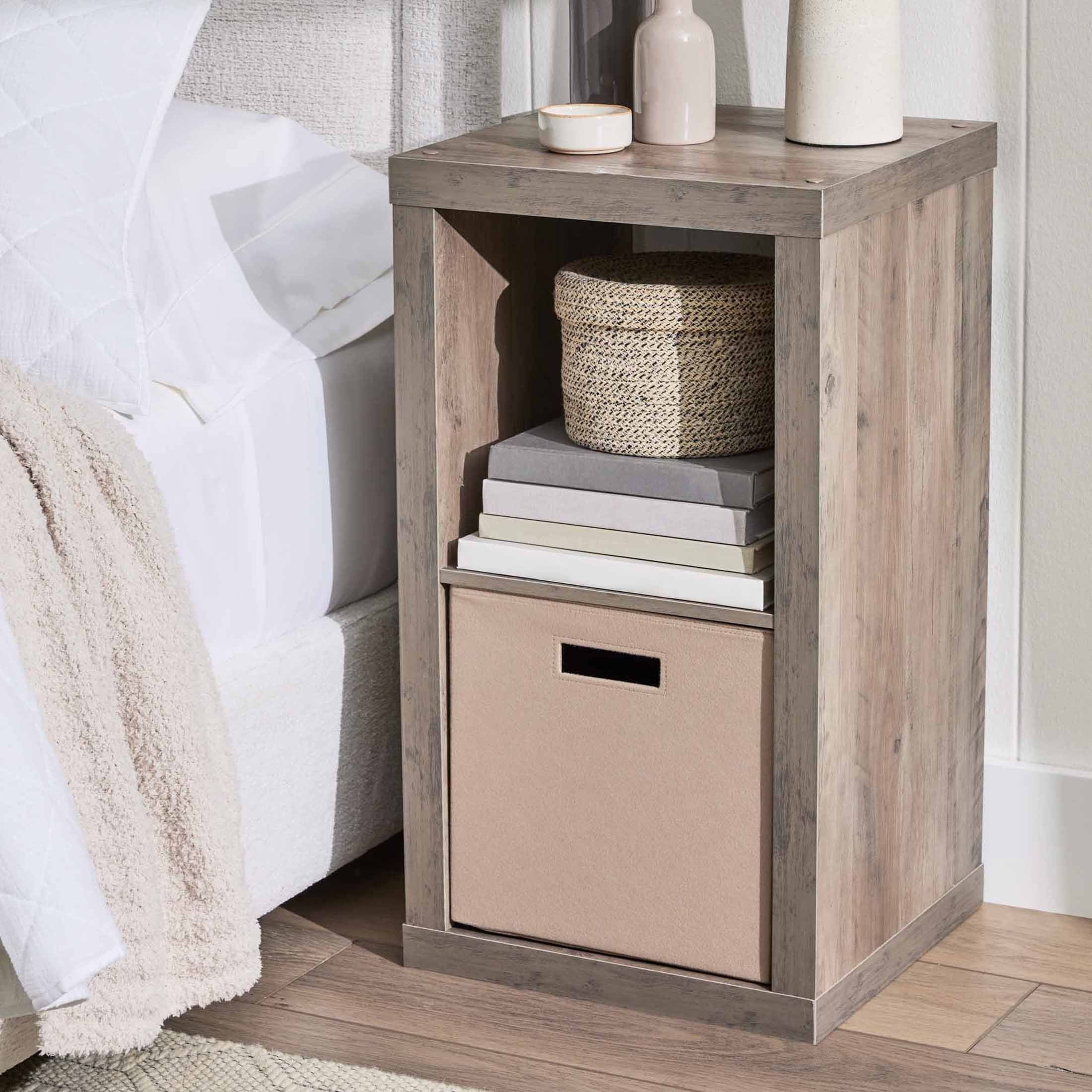 AVERO™ 2 Cube Storage Organizer, Textured White