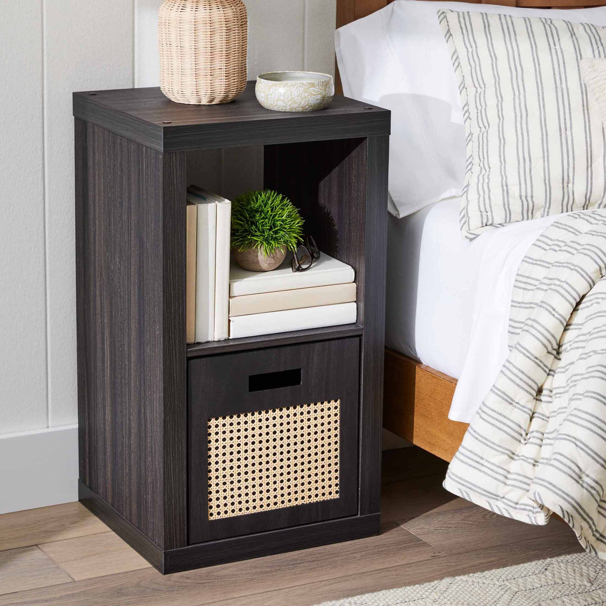 AVERO™ 2 Cube Storage Organizer, Textured White