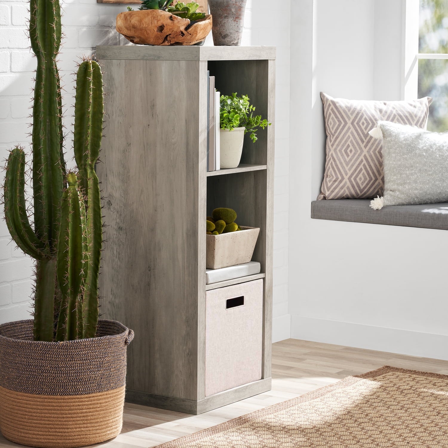 AVERO™ 3 Cube Storage Organizer, Rustic Gray - AVERO™