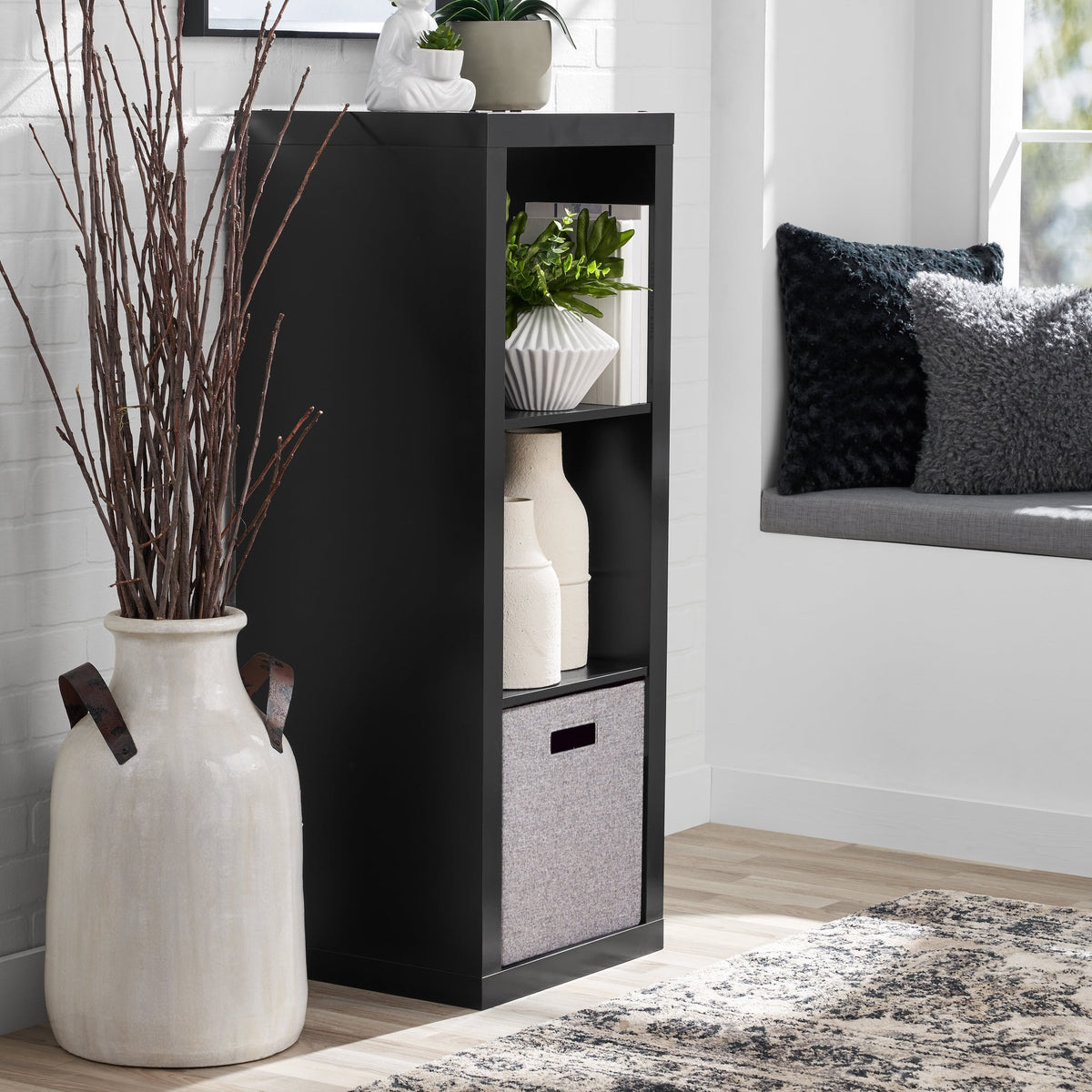 AVERO™ 3 Cube Storage Organizer, Rustic Gray