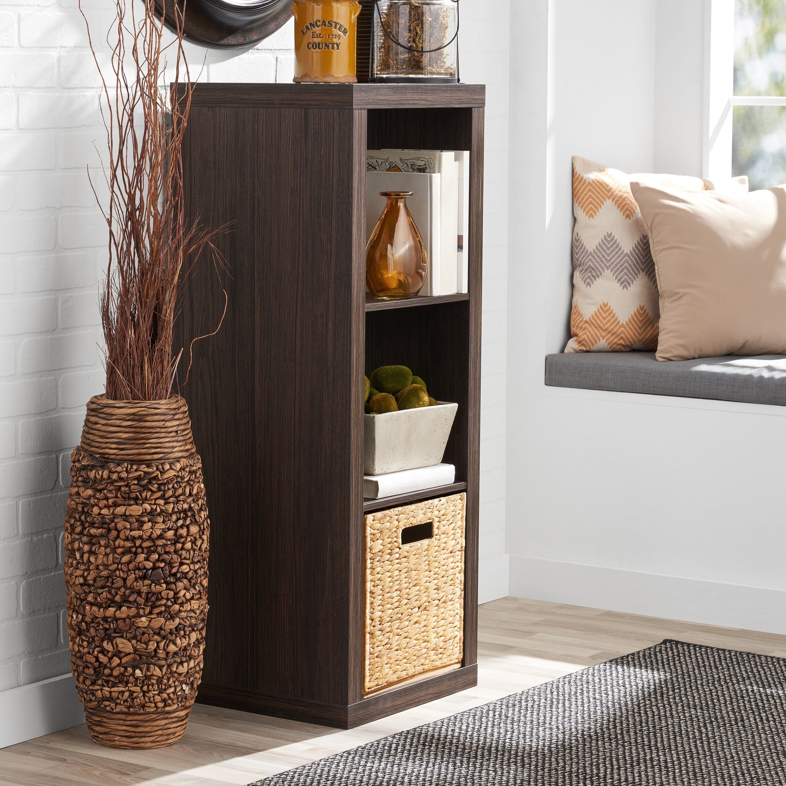 AVERO™ 3 Cube Storage Organizer, Rustic Gray