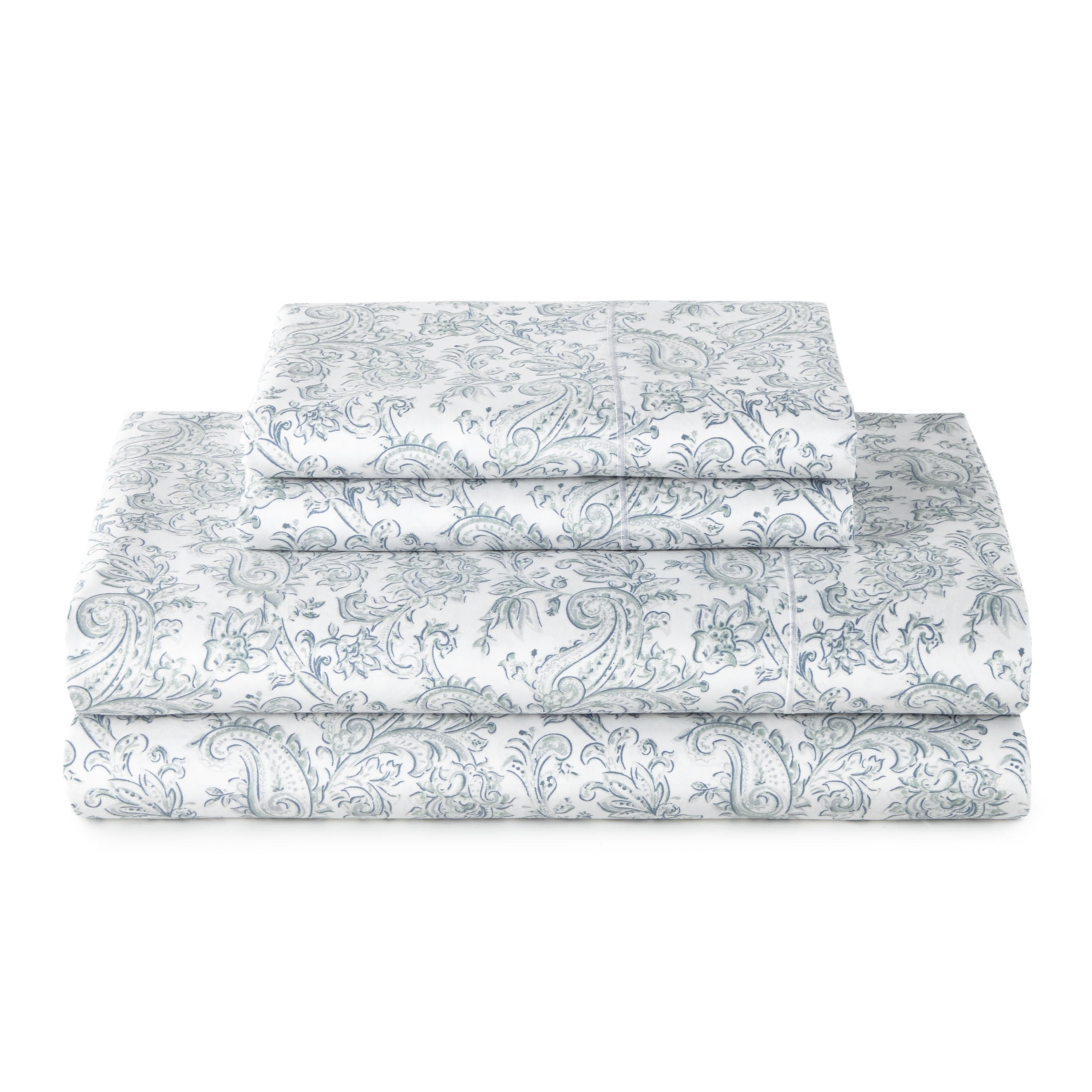 AVERO™ 4-Piece 400 Thread Count Cotton Sateen Performance Bed Sheet Set, Grey, Queen