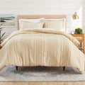 AVERO™ 3-Piece Cream Waffle Stripe Comforter Set, Full/Queen - AVERO™