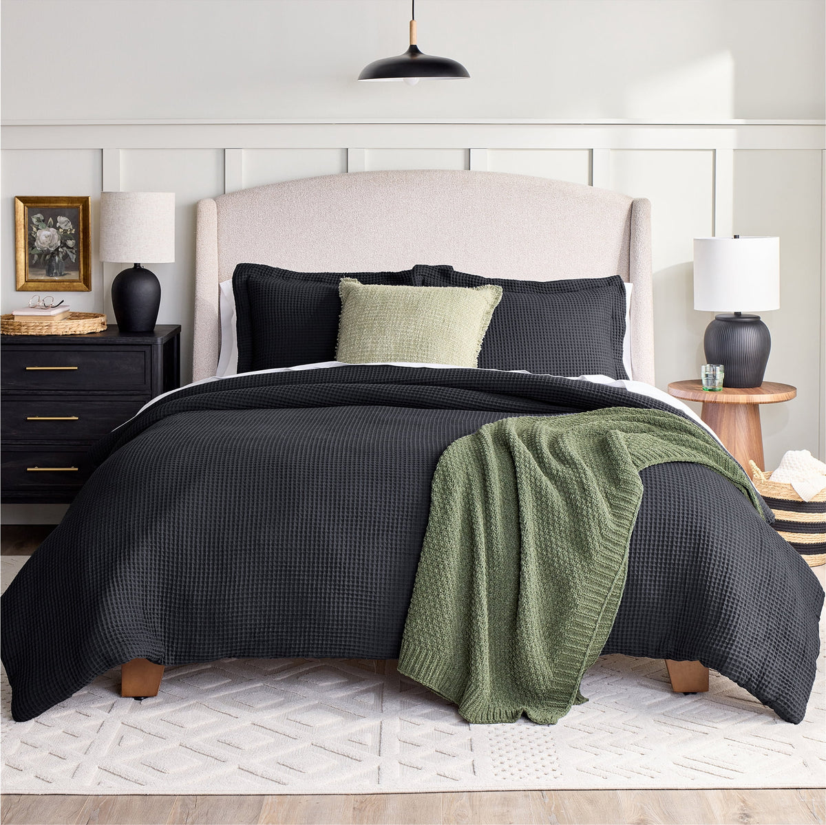 AVERO™ 3-Piece White Paisley Matelasse Comforter Set, Full/Queen - All-Season Bedding