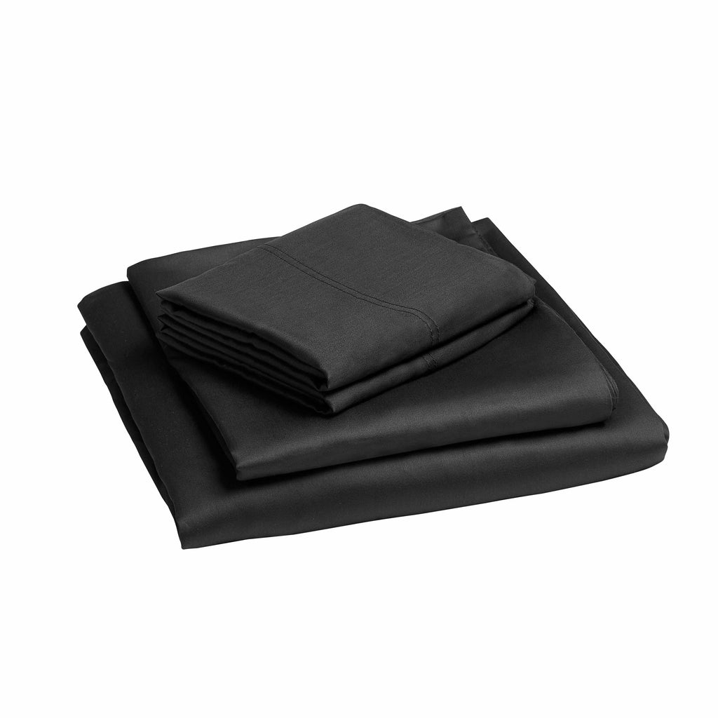 AVERO™ 300 Thread Count 100% Cotton Wrinkle Resistant Sheet Set, Full Soot Grey - AVERO™