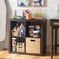 AVERO™ 4 Cube Storage Organizer, White Texture