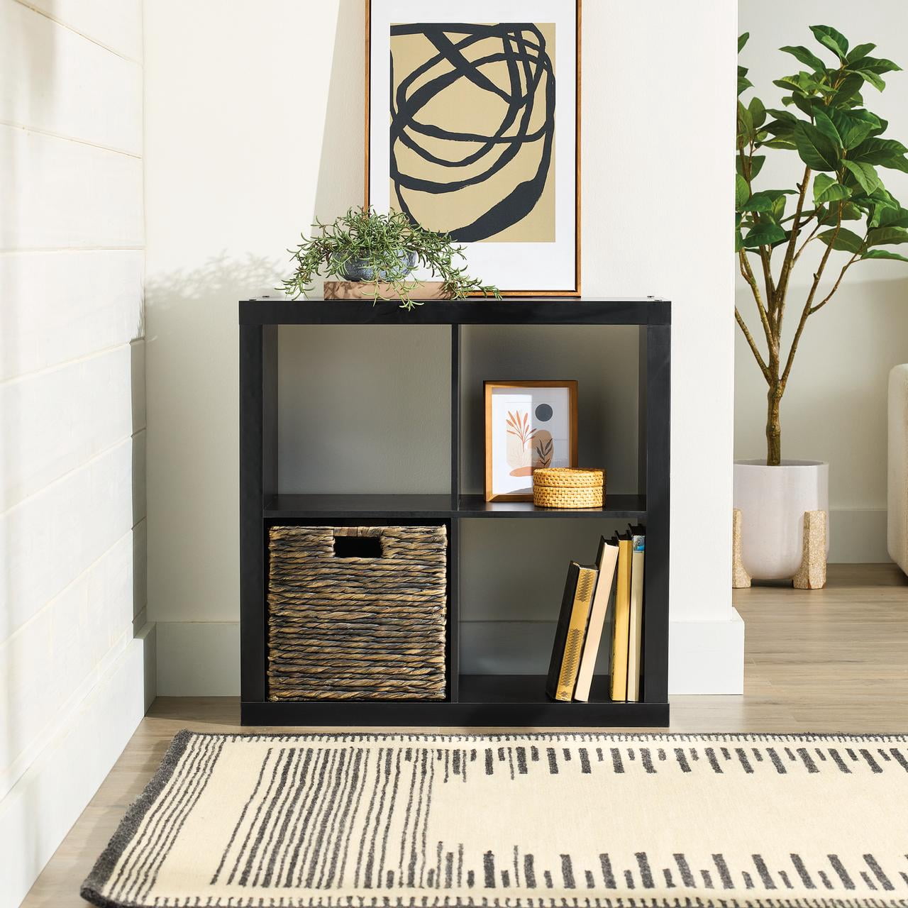 AVERO™ 4 Cube Storage Organizer, White Texture