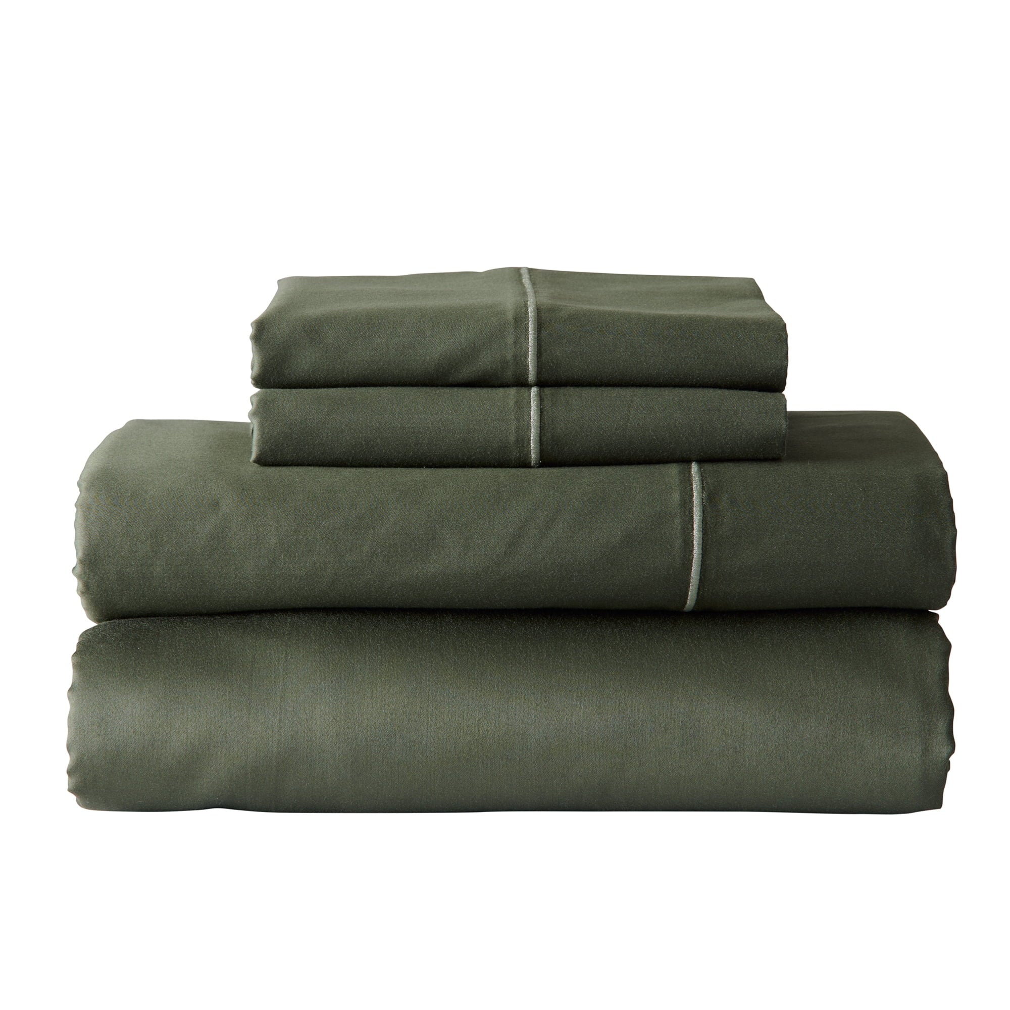AVERO™ 4-Piece 300 Thread Count 100% Cotton Sateen Sheet Set, Soft Sea, Queen