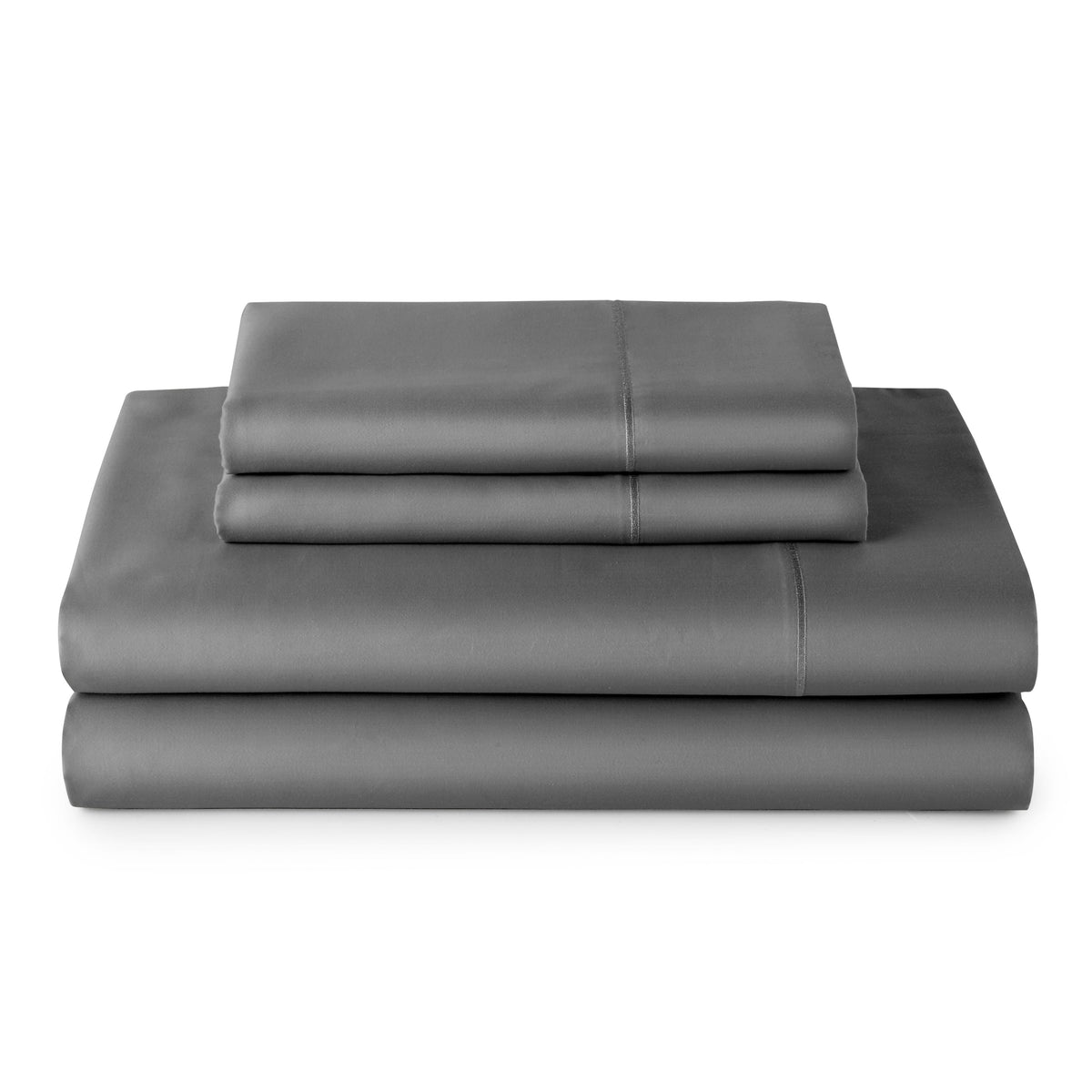 AVERO™ 4-Piece 400 Thread Count Cotton Sateen Performance Bed Sheet Set, Grey, Queen - AVERO™