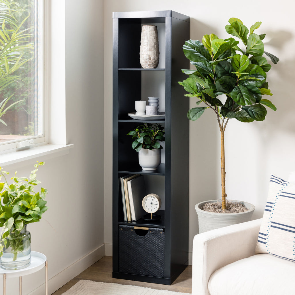 AVERO™ 5 Cube Vertical Storage Organizer, White Texture