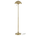 AVERO™ 62" Modern Pull-chain Brass Floor Lamp with Brass Dome Shade - AVERO™