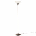 AVERO™ 71" New Ribbed Frosted Glass Oil Rubbed Bronze Floor Lamp, Modern Styling - AVERO™