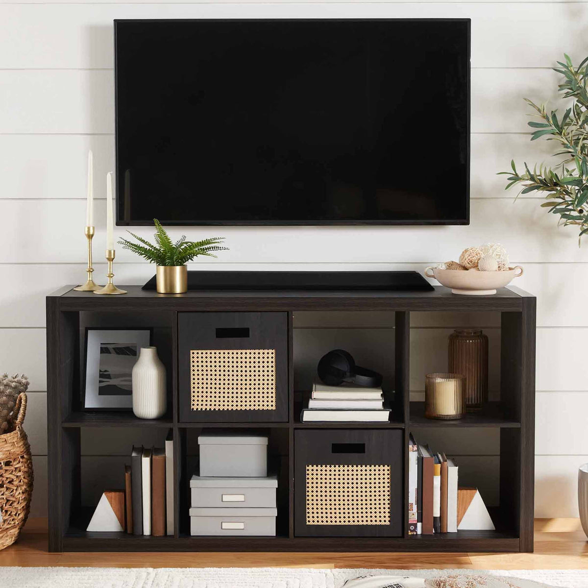 AVERO™ 8 Cube Storage Organizer, Textured White