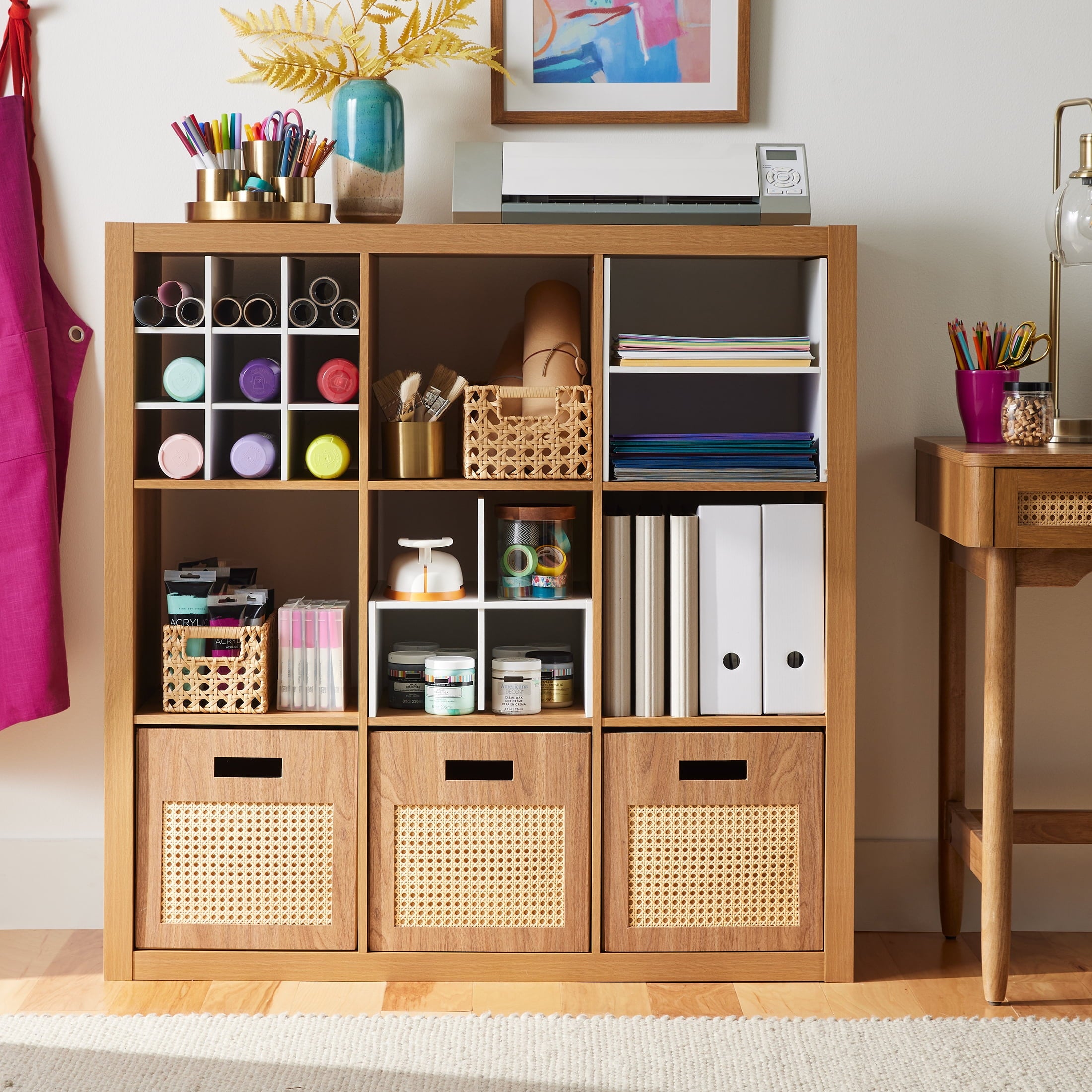 AVERO™ 9 Cube Storage Organizer, Solid Black
