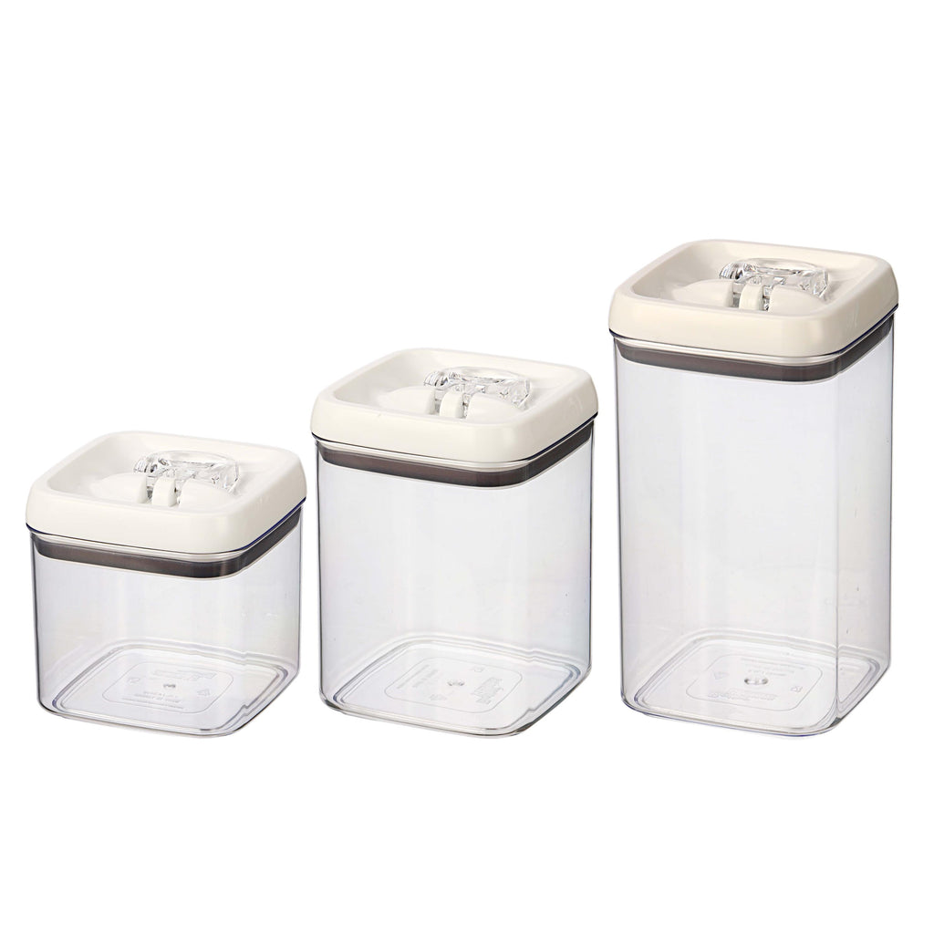 AVERO™ Flip-Tite Square Food Storage Container Set, Pack of 3 - AVERO™