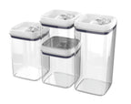 AVERO™ Flip-Tite 4-Pack Square Food Storage Container Set - AVERO™