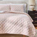 AVERO™ Copper Yarn Dyed Stripe Chambray Quilt, Full/Queen - AVERO™
