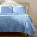 AVERO™ Diamond Gauze Quilt, Blue, Full/Queen, All Ages - AVERO™