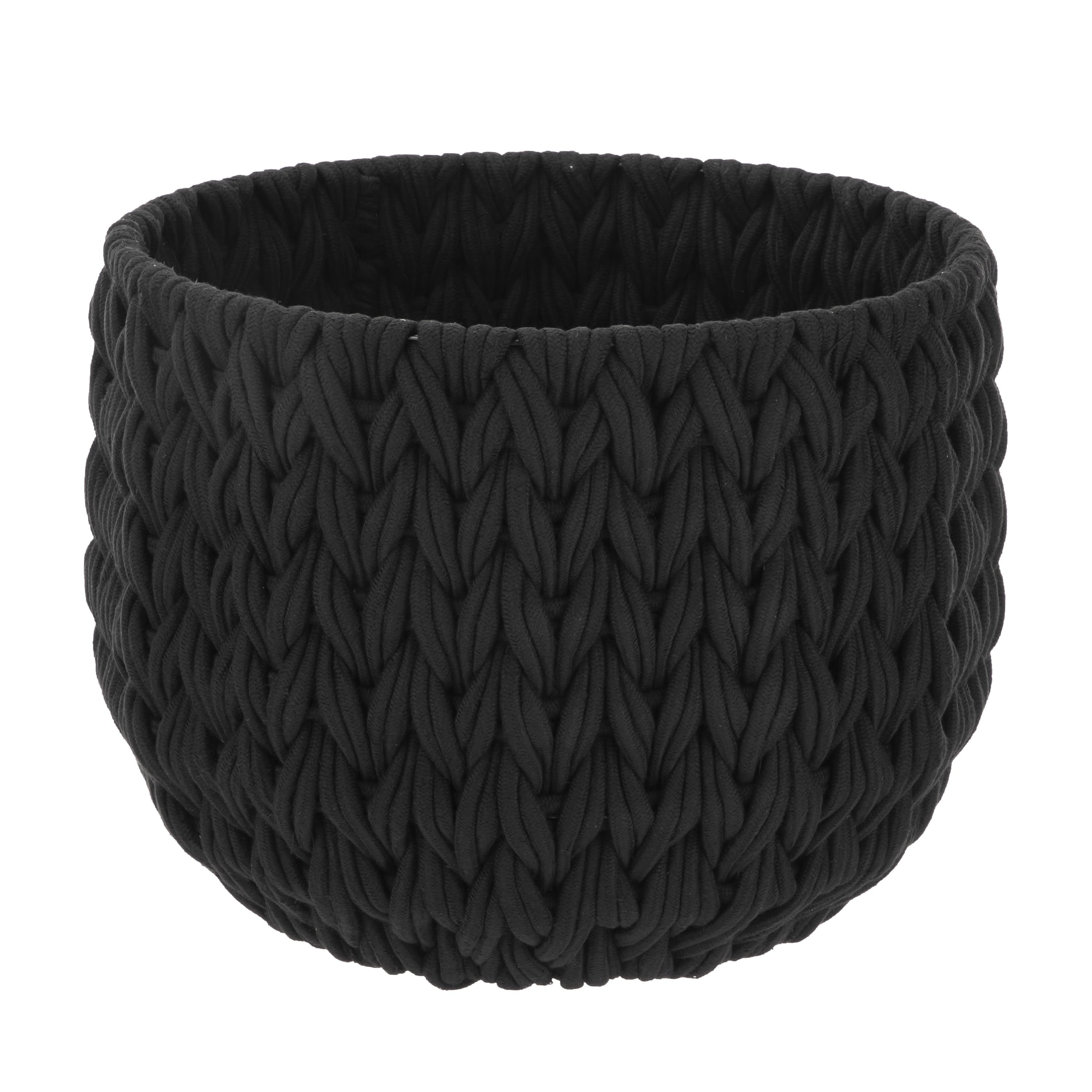 AVERO™ Extra Large White Woven Rope Decorative Storage Basket, 19 in x 15 in