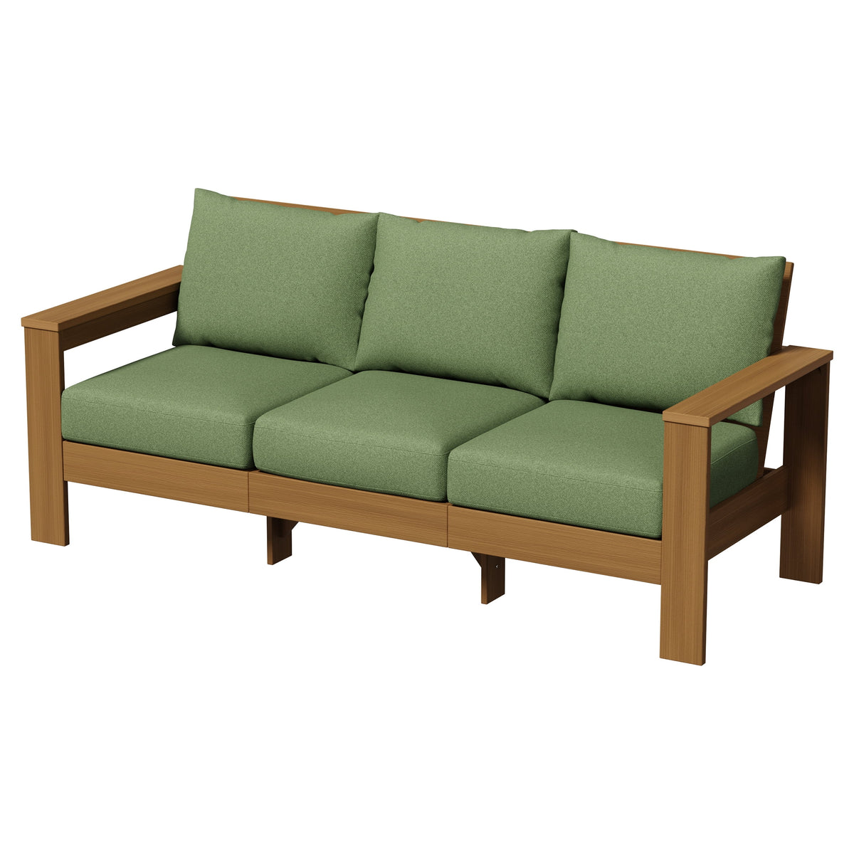 AVERO™ Ezra Outdoor Sofa, Black Frame with Gray Cushions