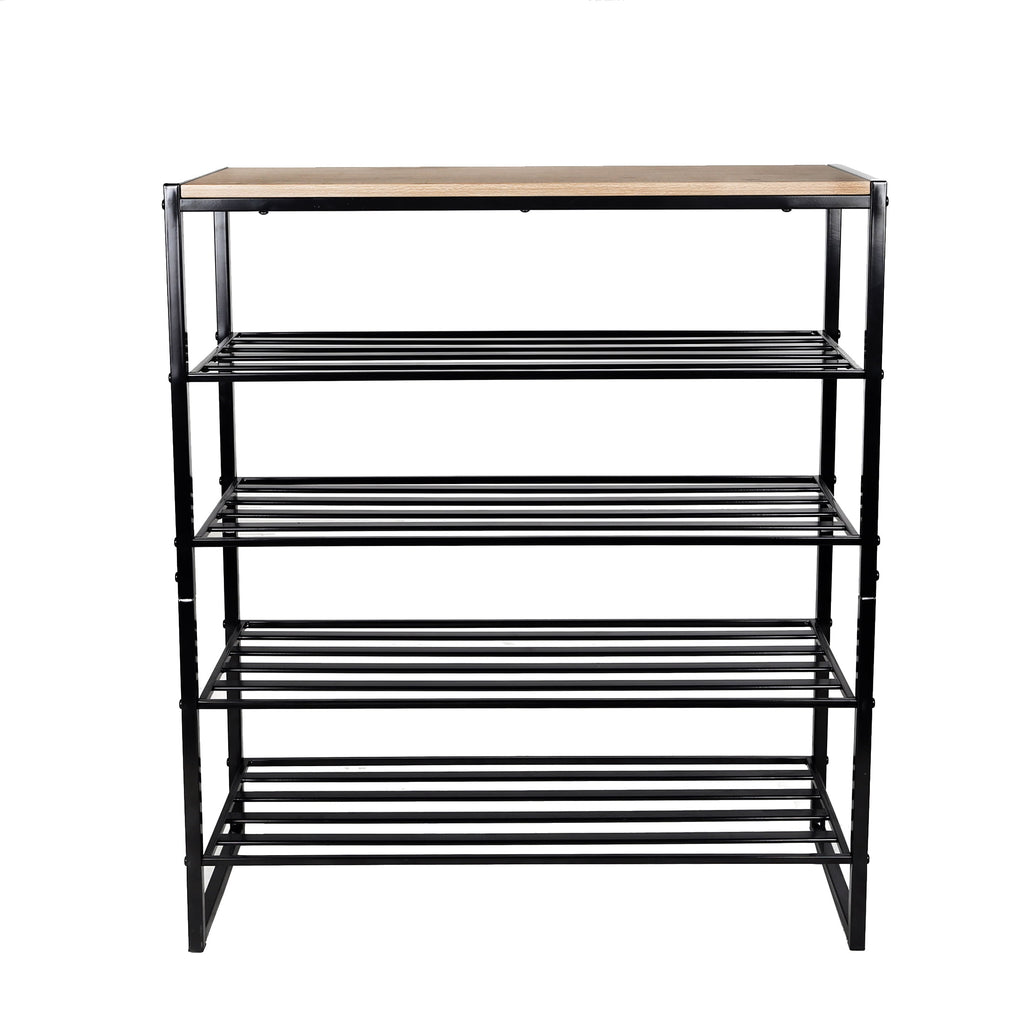 AVERO™ Jace 5-Tier Shoe Rack, Metal Steel, 15 Pairs of Shoes, Multi-Functional - AVERO™
