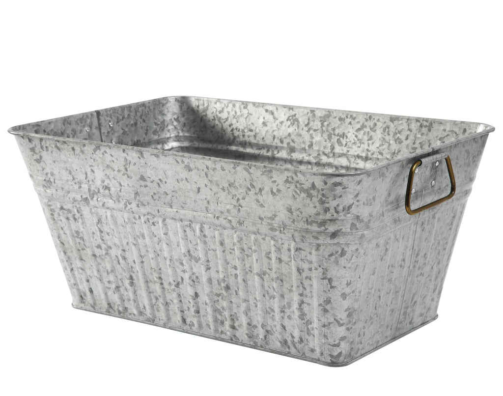 AVERO™ Galvanized Large Rectangle Tub - AVERO™