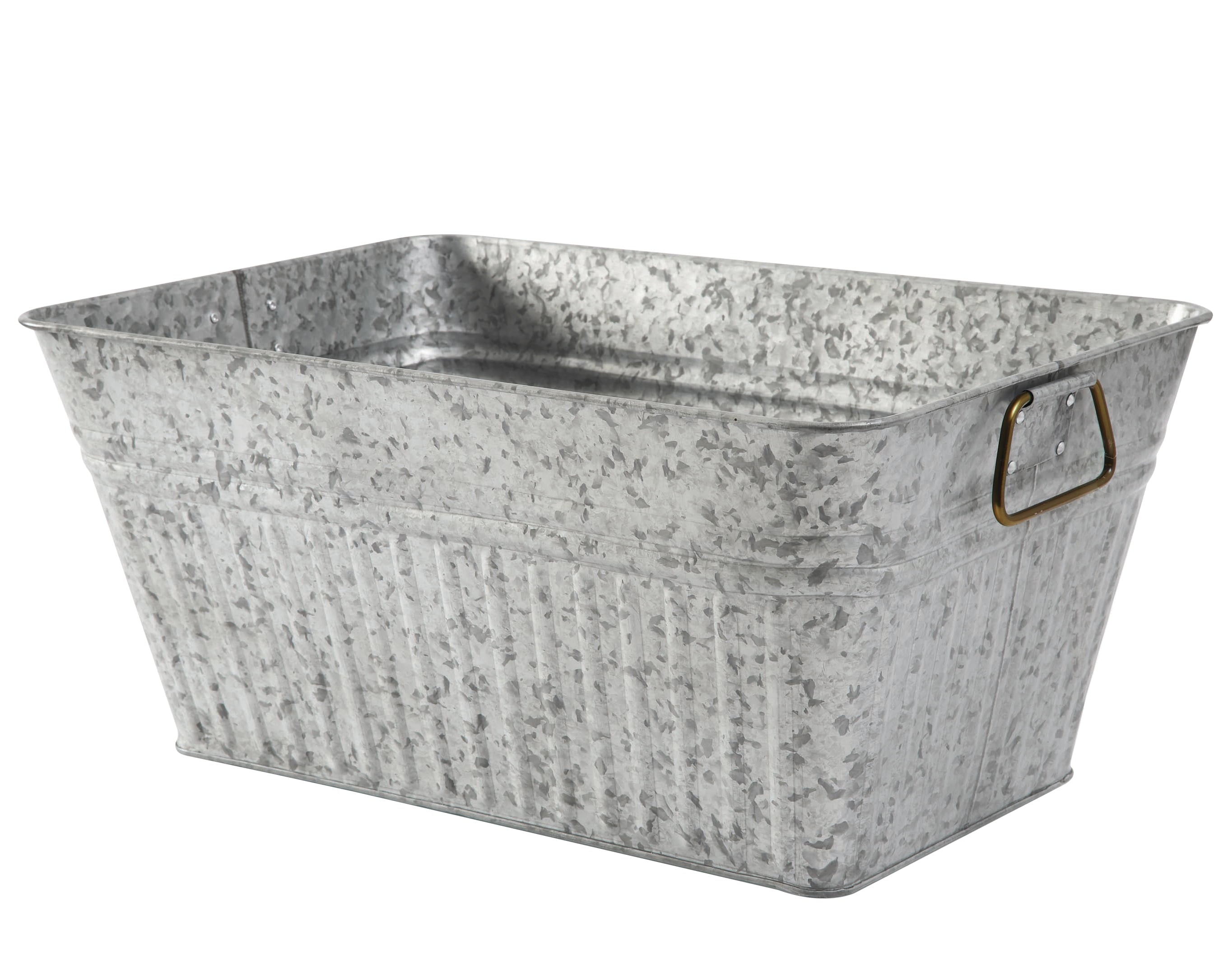 AVERO™ Galvanized Large Rectangle Tub - AVERO™