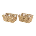 AVERO™ Medium Hyacinth Twist Storage Basket with Handles, 2 Pack - AVERO™