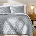 AVERO™ Tencel Quilt, King, Silver Grey, Soft Touch Bedding - AVERO™