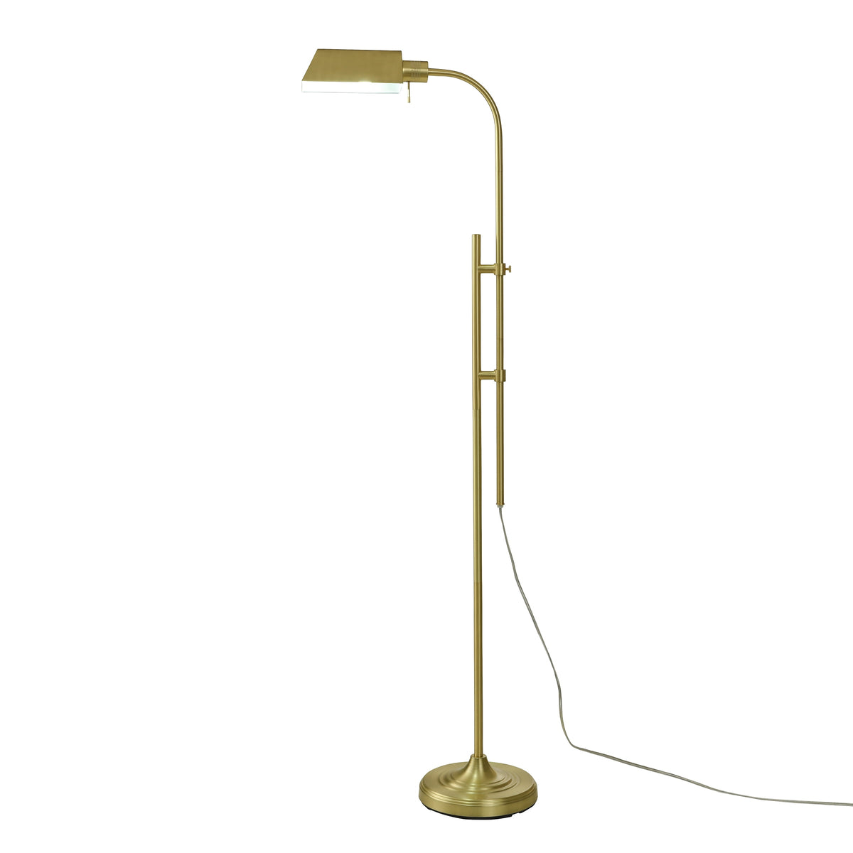 AVERO™ 1-Light Modern Adjustable Brass Floor Lamp Gold - AVERO™