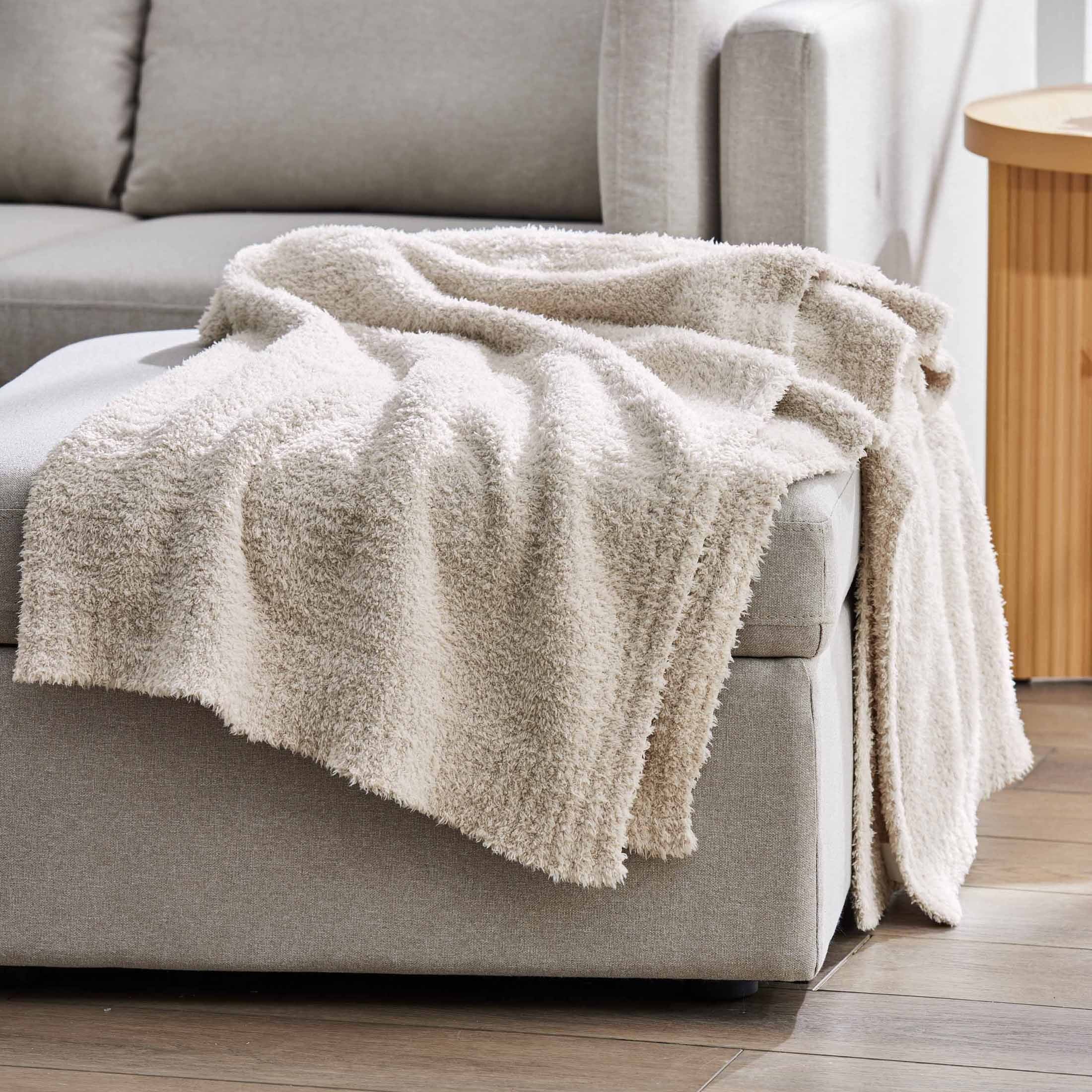 AVERO™ Cozy Knit Throw Blanket, Blue Silver, 50 x 72 in