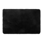 AVERO™ Cushion Shag Bedroom Rug For Adults, Black, 4'x6' - AVERO™