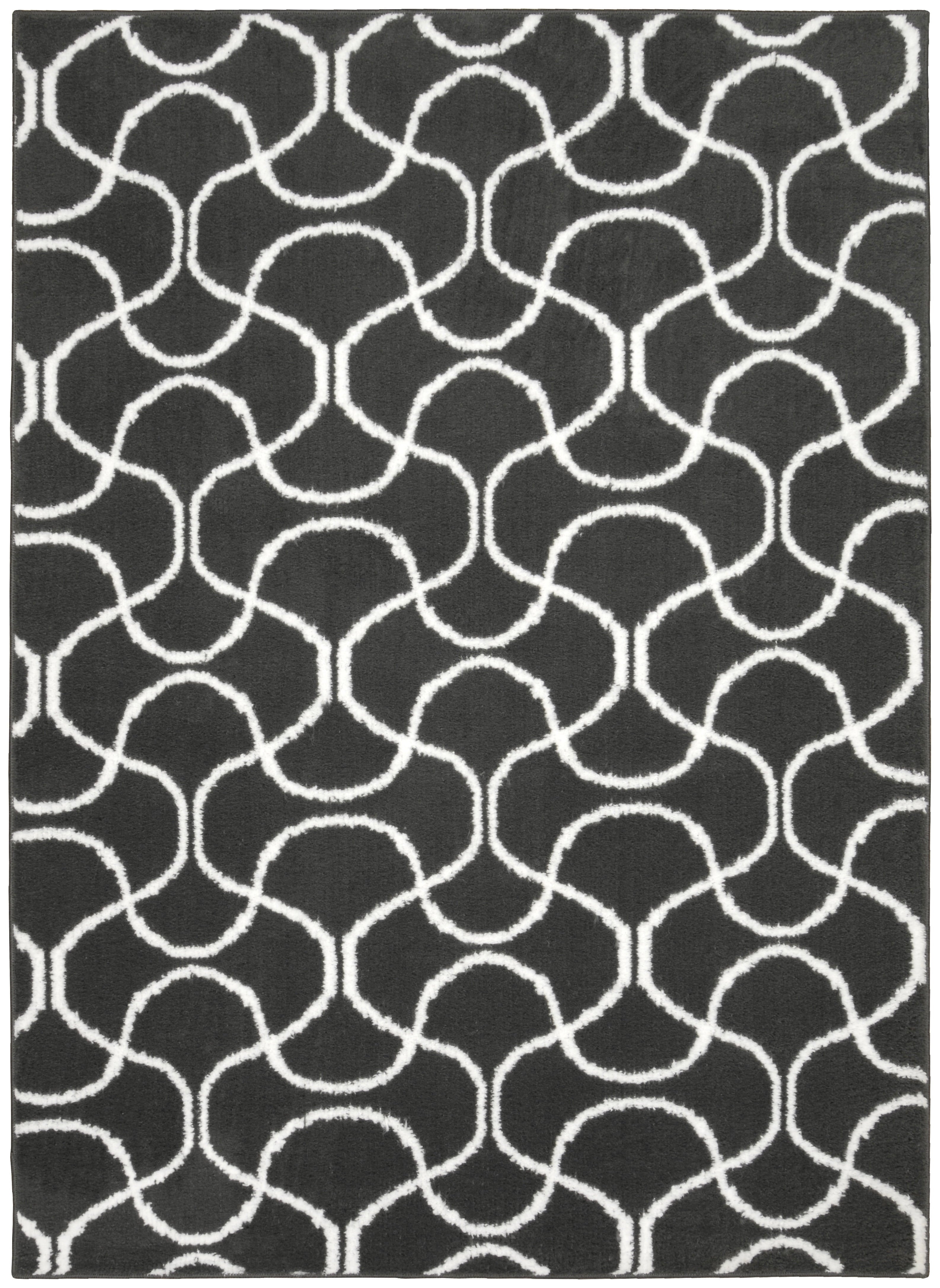 AVERO™ Drizzle Navy/White Indoor Area Rug, 7'6" x 9'6"