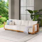 AVERO™ Juliet Beige Outdoor Loveseat Set with Patio Covers - AVERO™
