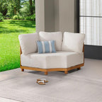 AVERO™ Juliet Outdoor Corner Chair with Patio Cover, Beige - AVERO™