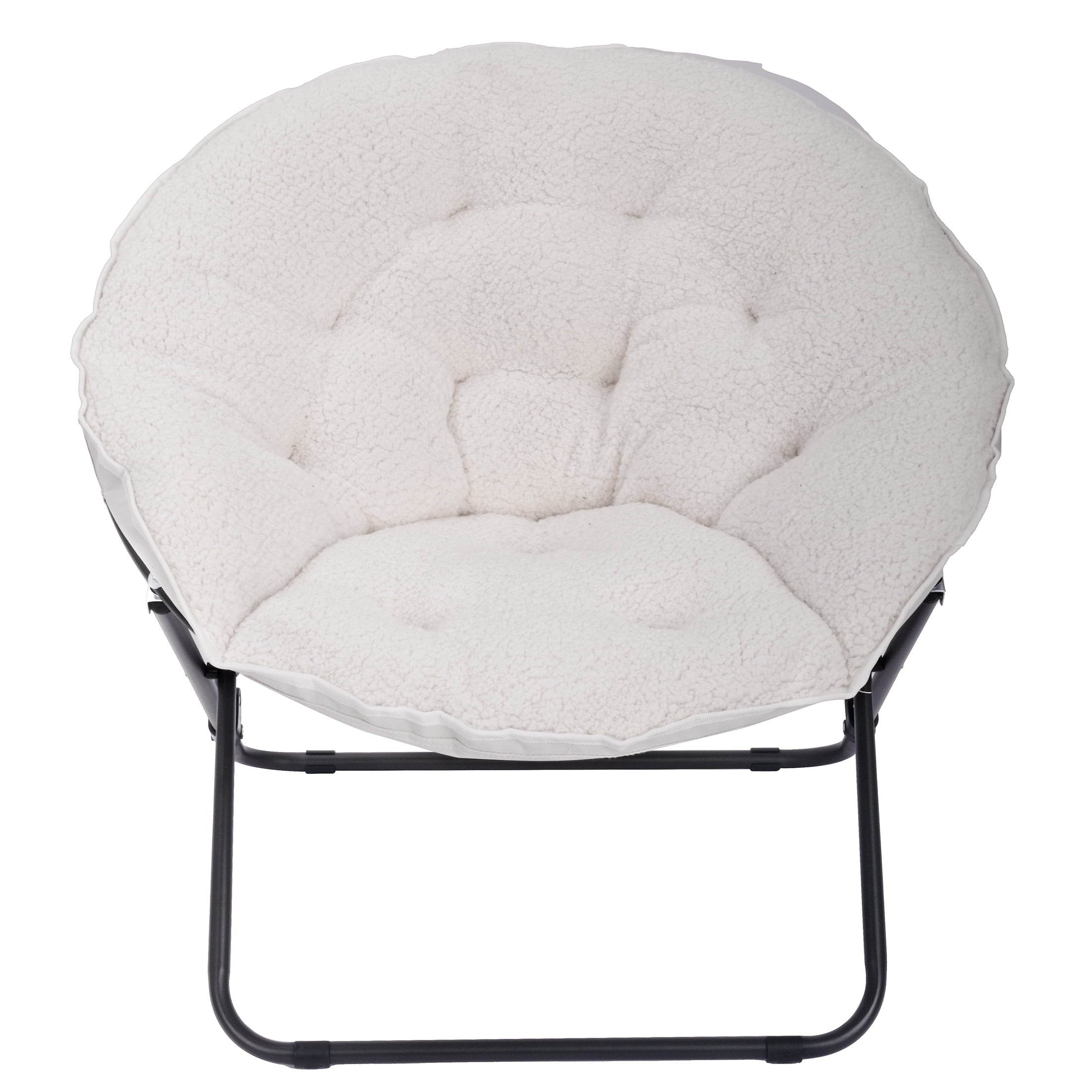 AVERO™ (3 pack) Saucer Chair for Kids and Teens, Black