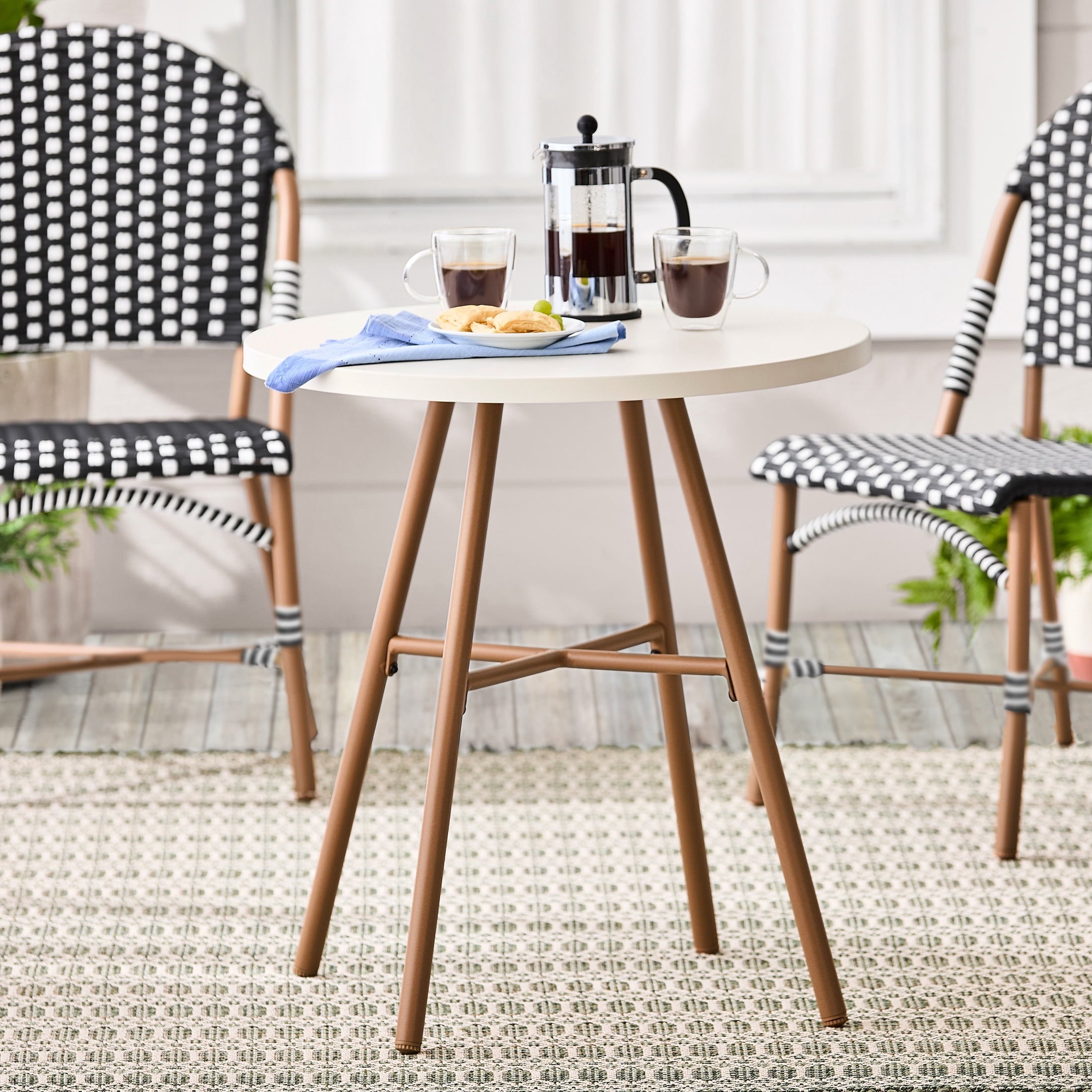 AVERO™ Lilah Outdoor Metal Bistro Table - AVERO™