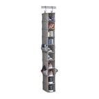 AVERO™ (2 pack) Gray 10-Shelf Hanging Closet Organizer with Side Pockets - AVERO™